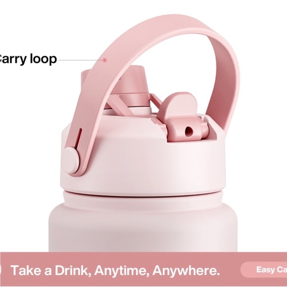 Powcan 26oz Pink Water Bottle - Picture 5 of 5